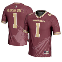 GameDay Greats #1 Garnet Florida State Seminoles Icon Print Football Fashion Jersey