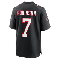 Atlanta Falcons Bijan Robinson Nike Black Throwback Game Jersey