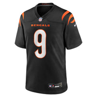 Cincinnati Bengals Joe Burrow Nike Black Player Game Jersey