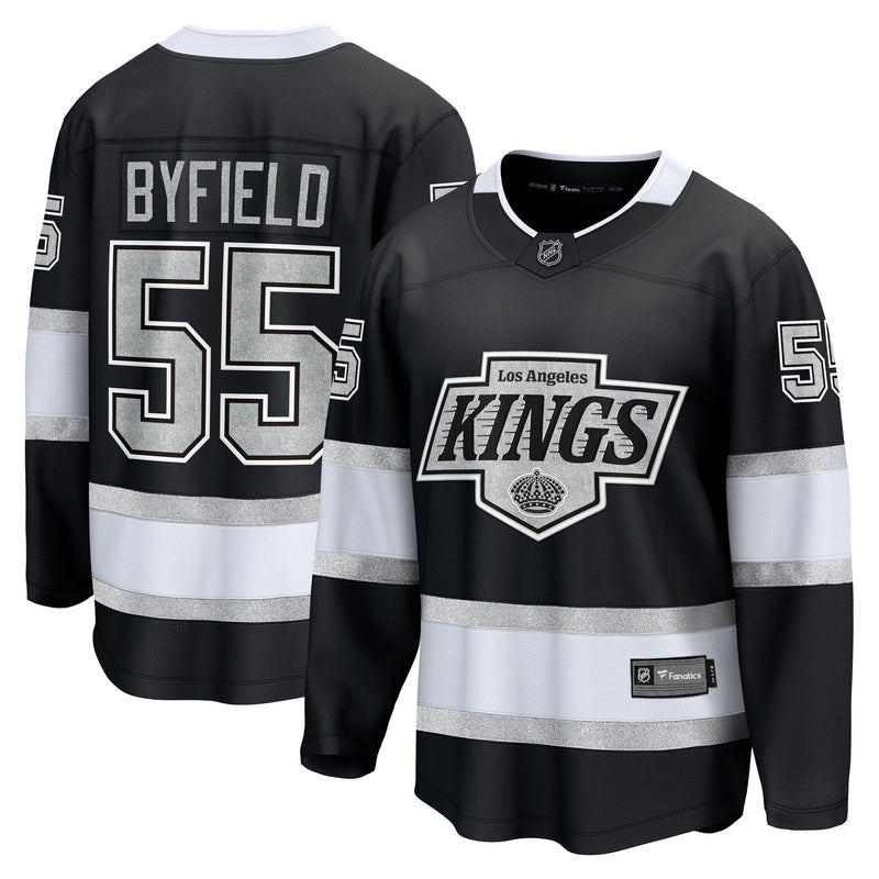 Los Angeles Kings Quinton Byfield Fanatics Black Home Breakaway Jersey