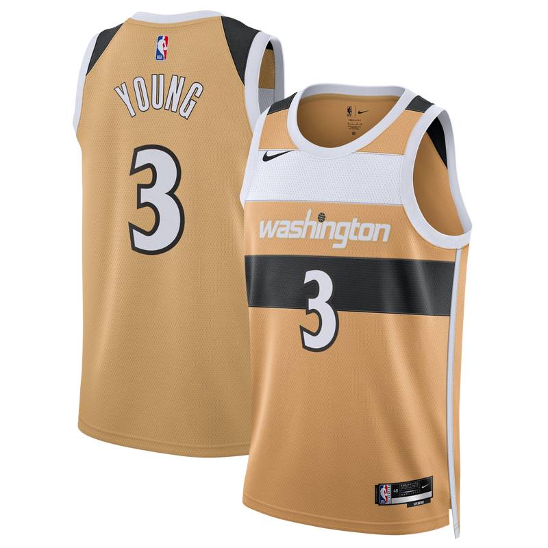Washington Wizards 2025/26 Nike City Edition Swingman Jersey - Tan - Trae Young