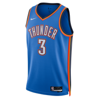 Oklahoma City Thunder Nike Icon Edition Swingman Jersey - Blue - Jared McCain