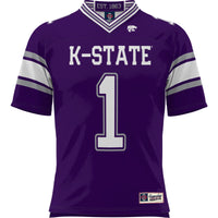 GameDay Greats #1 Purple Kansas State Wildcats Football Jersey