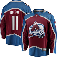 Colorado Avalanche Brock Nelson Fanatics Burgundy Home Breakaway Jersey