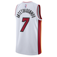 Miami Heat Nike Association Edition Swingman Jersey - White - Giannis Antetokounmpo