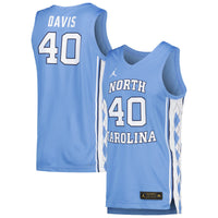 Jordan Brand Hubert Davis Carolina Blue North Carolina Tar Heels Replica Basketball Player Jersey