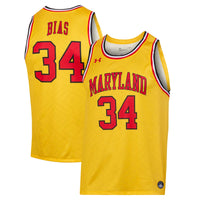 Under Armour Len Bias Gold Maryland Terrapins Replica Player Jersey