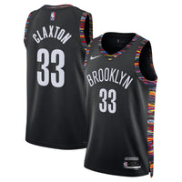 Brooklyn Nets Nike 2025/26 City Edition Swingman Jersey - Black - Nic Claxton