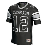 GameDay Greats #12 Black Texas A&M Aggies Football Lightweight Fashion Jersey