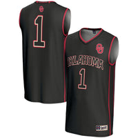 GameDay Greats #1 Black Oklahoma Sooners Lightweight Basketball Jersey