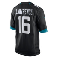 Jacksonville Jaguars Trevor Lawrence Nike Black Alternate Game Jersey