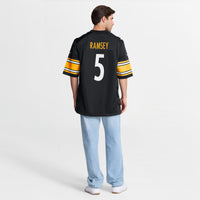 Pittsburgh Steelers Jalen Ramsey Nike Black Team Game Jersey