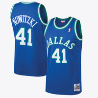 Dallas Mavericks Dirk Nowitzki 1998 Hardwood Classics Road Swingman Jersey By Mitchell & Ness - Royal -
