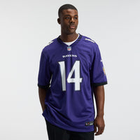 Baltimore Ravens Kyle Hamilton Nike Purple Team Game Jersey