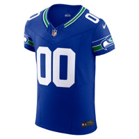 Seattle Seahawks Nike Royal Alternate Vapor F.U.S.E. Elite Custom Jersey