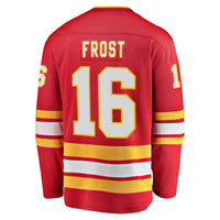 Calgary Flames Morgan Frost Fanatics Red Home Breakaway Jersey