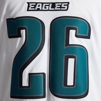 Philadelphia Eagles Saquon Barkley Nike White Vapor F.U.S.E. Stitched Limited Jersey