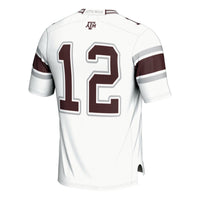 GameDay Greats #12 White Texas A&M Aggies Football Lightweight Fashion Jersey
