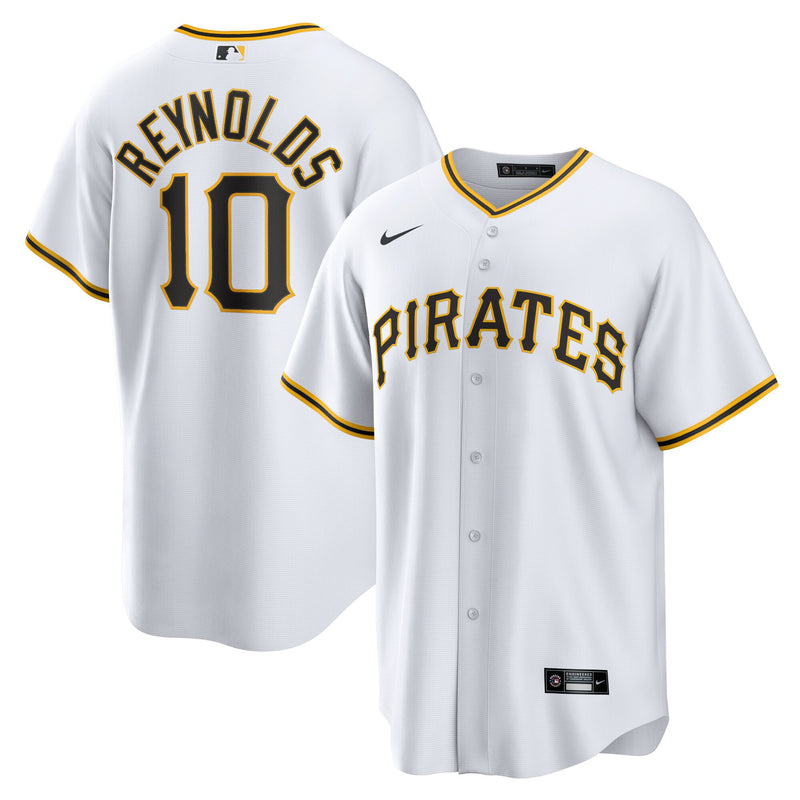 Pittsburgh Pirates Bryan Reynolds Nike White Replica Player Jersey