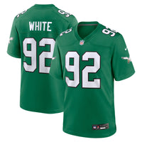 Philadelphia Eagles Reggie White Nike Kelly Green Retired Player Alternate Game Jersey