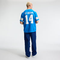 Detroit Lions Amon-Ra St. Brown Nike Blue Team Vapor F.U.S.E. Stitched Limited Jersey