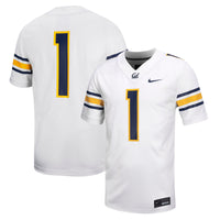 Nike #1 White Cal Bears Untouchable Football Jersey