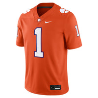 Nike #1 Orange Clemson Tigers Game Jersey