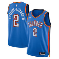 Oklahoma City Thunder Nike Icon Edition Swingman Jersey - Blue - Shai Gilgeous-Alexander
