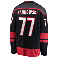 Carolina Hurricanes Mark Jankowski Fanatics Black Home Breakaway Jersey