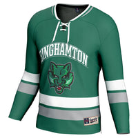 GameDay Greats Green Binghamton Bearcats Spirit Hockey Jersey