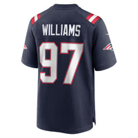 New England Patriots Milton Williams Nike Navy Game Player Jersey