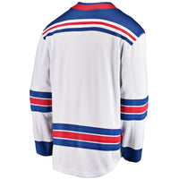 New York Rangers Fanatics White Breakaway Away Jersey