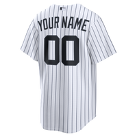 New York Yankees Nike White Home Replica Custom Jersey