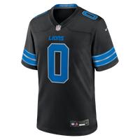 Detroit Lions Jahmyr Gibbs Nike Black 2nd Alternate Game Player Jersey