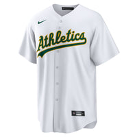 Athletics Seth Brown Nike White Home Replica Jersey