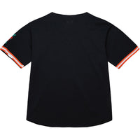 Mitchell & Ness Black Florida Gators On The Clock Full-Button Fashion Jersey