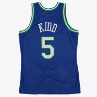 Dallas Mavericks Jason Kidd 1997 Hardwood Classics Road Swingman Jersey By Mitchell & Ness - Royal -