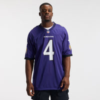 Baltimore Ravens Zay Flowers Nike Purple Team Game Jersey