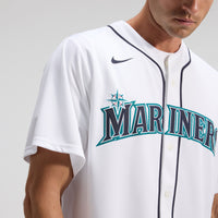 Seattle Mariners Luis Castillo Nike White Home Replica Jersey