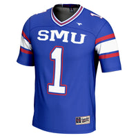 GameDay Greats #1 Royal SMU Mustangs Endzone Football Jersey