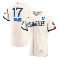 Los Angeles Dodgers Shohei Ohtani Nike Cream City Connect Authentic Sponsor Patch Jersey