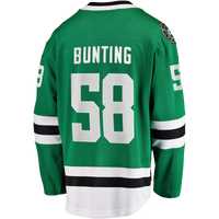 Dallas Stars Michael Bunting Fanatics Kelly Green Home Breakaway Jersey