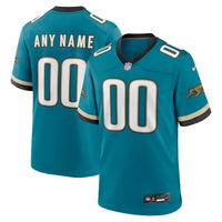 Jacksonville Jaguars Nike Teal Prowler Throwback Custom Game Jersey