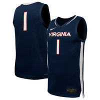Nike Navy Virginia Cavaliers Replica Basketball Jersey