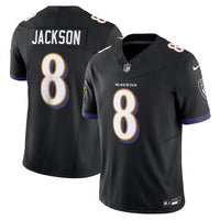 Baltimore Ravens Lamar Jackson Nike Black Vapor F.U.S.E. Limited Jersey