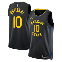 Golden State Warriors Jordan Brand 2024/25 Statement Edition Swingman Jersey - Black - Jimmy Butler III