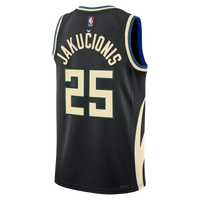 Milwaukee Bucks Jordan Brand Statement Edition Swingman Jersey - Hunter Green - Kasparas Jaku?ionis