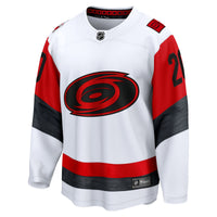 Carolina Hurricanes Sebastian Aho Fanatics White Away Breakaway Jersey