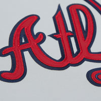 Atlanta Braves Greg Maddux Mitchell & Ness Gray 1995 Throwback Authentic Jersey