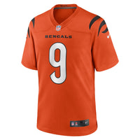 Cincinnati Bengals Joe Burrow Nike Orange Alternate Game Jersey